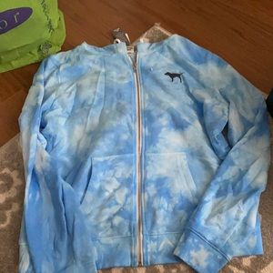 Brand new Victoria’s Secret pink tye dye sweatshirt size large
